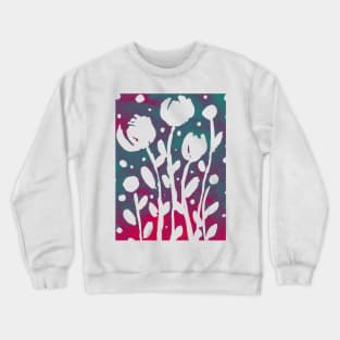 Whimsical watercolor flowers – multicolor Crewneck Sweatshirt